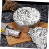 Mobestech 4rolls Aluminum Foil Wrap Double-Sided Heat Resistant for Baking