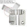 SAYAYO EMS3001-W Stainless Steel Door Bolt Small Lockable with Padlock