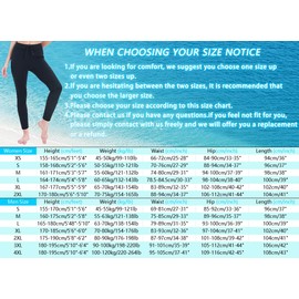 Skyone Wetsuit Pants Women Men Neoprene Pants Leggings 3MM Swim Pants Tights, Black Wet Suit Pants Long Scuba Diving Pant Warm for Surfing Snorkeling Boating Kayaking (3MM Black Women, Large)