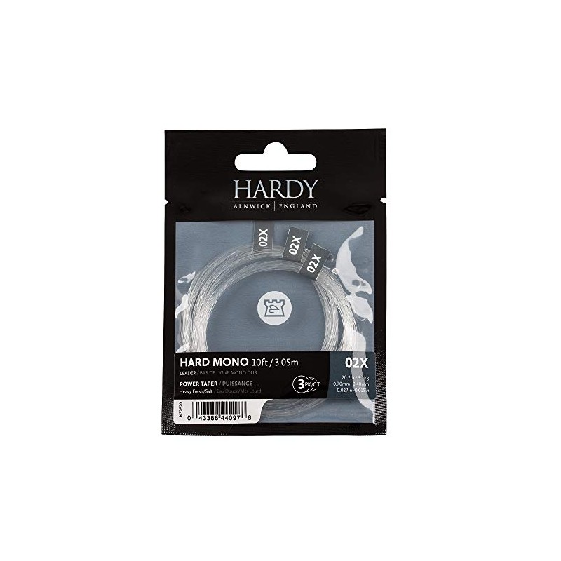 Hardy Hktlpsw1016 Leaders Power Taper Salt Monofilament, Clear