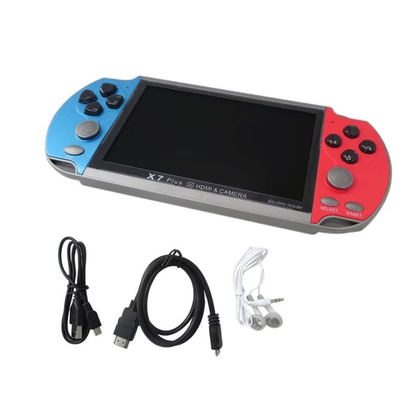 Retro Portable Mini Handheld Video Game Console 8-Bit 5.1Inch Color LCD Kids Color Game Player Built-in 1000+ Games