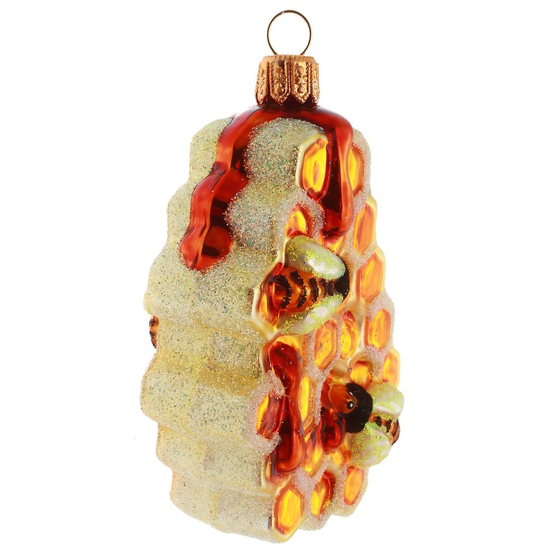 Hamburger Weihnachtsontor - Christmas Tree Decoration - Honeycomb with Bees