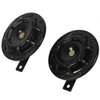 JDMSPEED New Two Black Super Loud Electric Blast Tone Horn