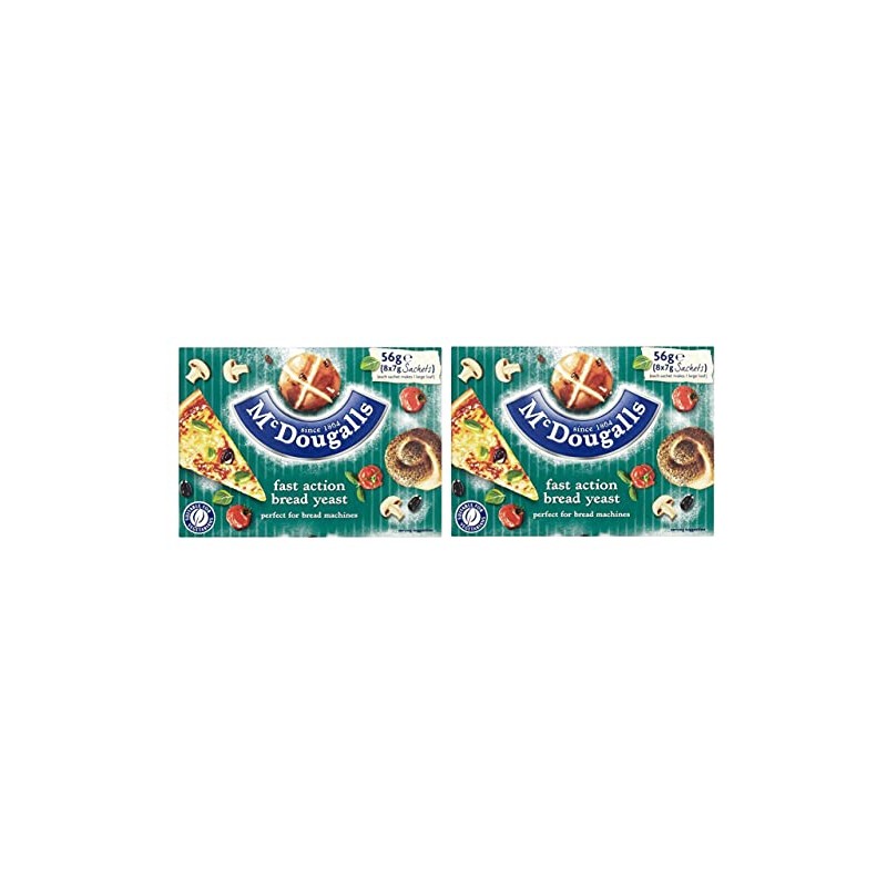 McDougalls Dried Yeast Sachets Fast Action 8 x 7g -