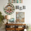 30x30cm Glass Clock with a Customized "Established Since" Landmarksheet size: