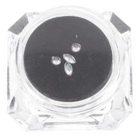 COLLBATH Elegant Tooth Beauty Tooth Gems Kit Jewelry Gems Crystal for Women Diy Jewelry Set