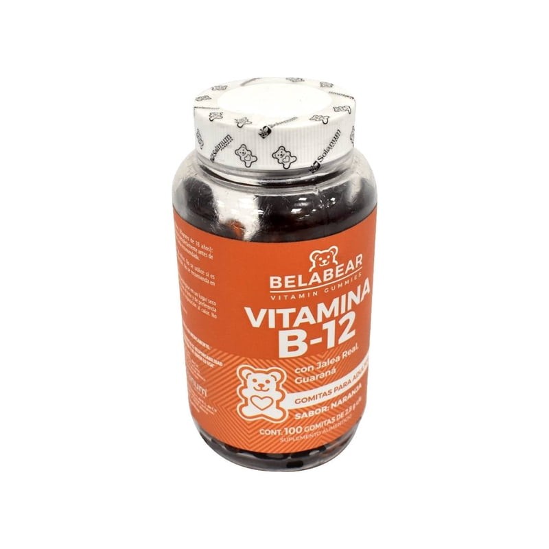 Vitamina B-12 Belabear sabor naranja 280 g