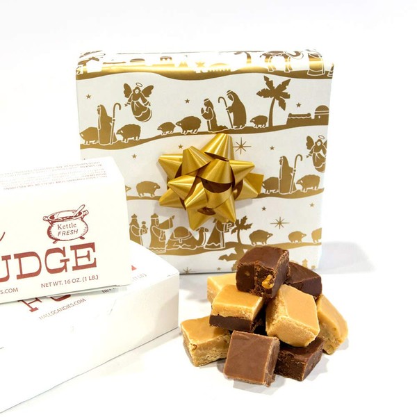 Unto Us A Child is Born - Assorted Fudge Gift Box - Hall's Candies
