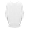 MBJ WT1073 Womens Scoop Neck Half Sleeve Batwing Dolman Top