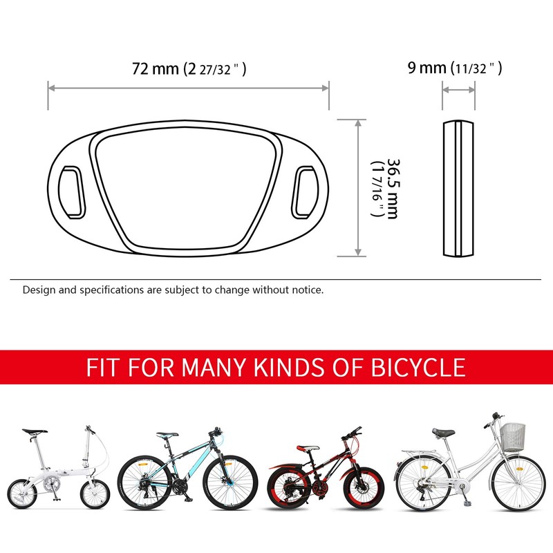 MFC PRO 2PCS Warning Reflector Bicycle Strip for Rim Spoke