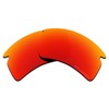 Alphax Fire Red Optimized Polarized Engraved Replacement Lenses for Oakley