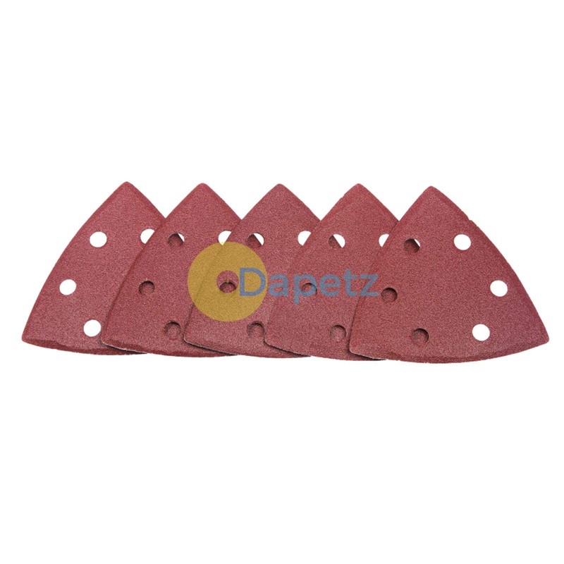 Bluespot 19861 93mm 5 Pack 80 Grit Delta Sanding Sheets