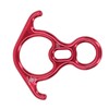Descender Gear Aluminium Alloy 40KN Pulling Force Ox Horn Shaped