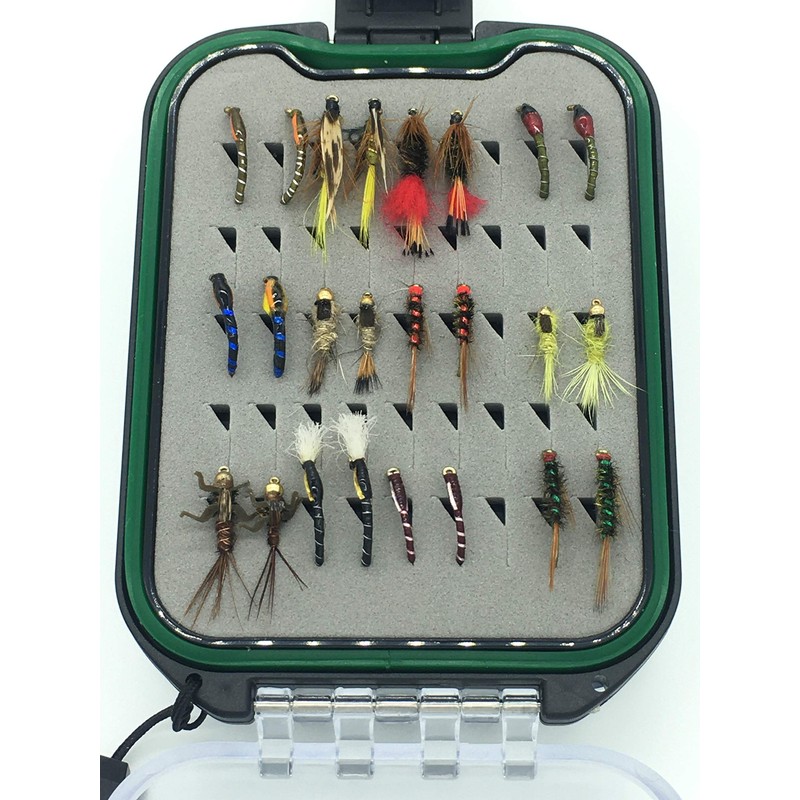 BestCity Small waterproof double sided smart fly box with lanyard