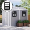 Yuzzy 18" x 23" Shed Windows with Tempered Glass and