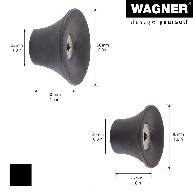 WAGNER - hooks4home TULIP 17030024 Designer Wall Hooks Set of