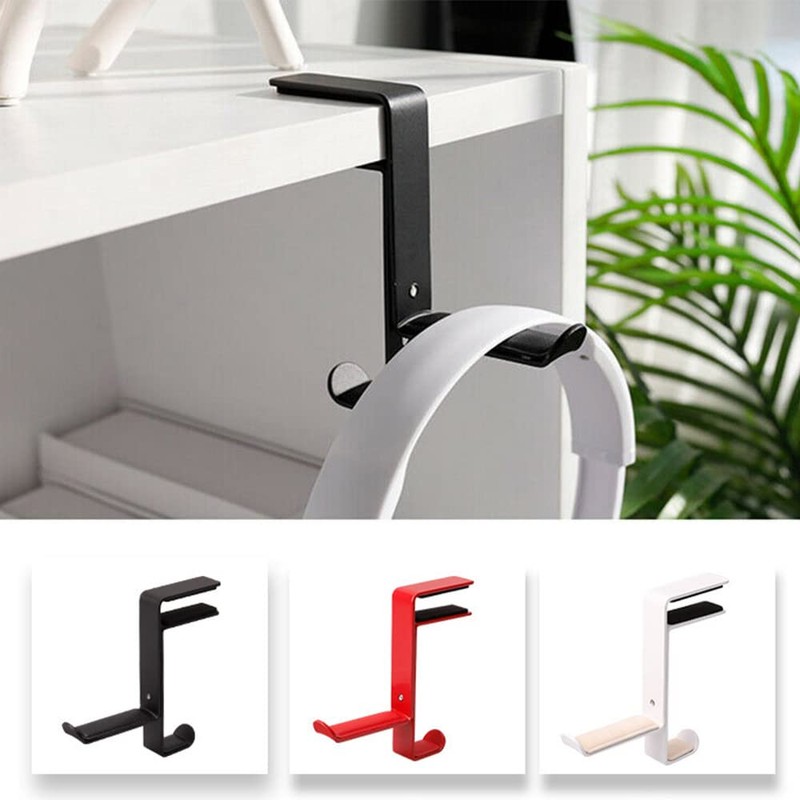 Headphone Bracket Hook Metal Earphone Headset Desks Display Stand Hanger