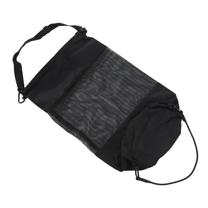 Mesh Trash Bag Washable Large Capacity Lightweight Portable Outdoor Garbage