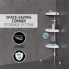 Better Living HiRise 3 Standing Shower Caddy, Adjustable 3 Large