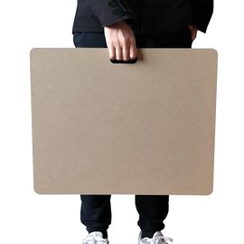 Clay Wedging Board with Built in Handle Portable Wooden Mat Clay Board for Clay Crafts Arts Making,Drafting Art (18 x 22 Inch, 1 PCS)