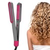 Hair Curler Straightener Dual Use Ceramic Barrel Adjustable Temperature Hairstyling