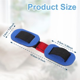 PEOVLVN 2Pcs Toe Stretcher Bunion Corrector for Women Big Toe Yoga Toes Toe Separators Toe Bands for Correct Alignment & Ease Discomfort (Blue, Skin Color)