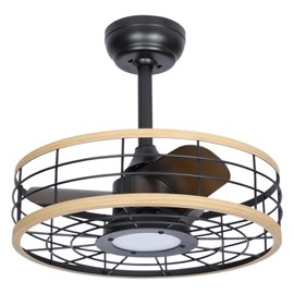 Xcity 17.8 Inch Low Profile Ceiling Fan with Lights and Remote, Dimmable Flush Mount Fan with 3 Color Temps, Quiet 6-Speed DC Motor, 4H Timer, Reversible Airflow for Bedroom Living Room