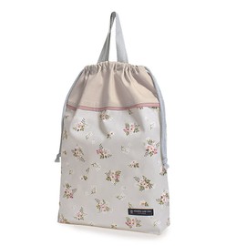 COLORFUL CANDY STYLE N3386200 Drawstring Bag, Girls, Gym Clothes Bag, Elementary School, Bag for Change of Clothes, Large, Petite Bouquet