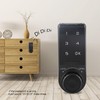 Hapivida Cabinet Password Lock, Digital Code Lock Keyless Cabinet Drawer