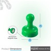 7 x Extra Strong Magnetic Push Pins – High Strength