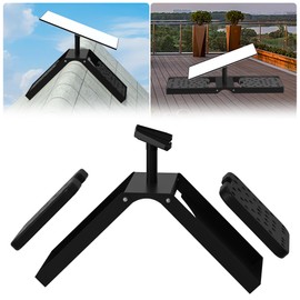 Counterweighted Starlink Roof Ridge Mount,Adjustable Starlink Pivot Mount Gen 3 with Pipe Adapter,Heavy Duty Starlink Roof Mount for Roof(Counterweight Panel Included)