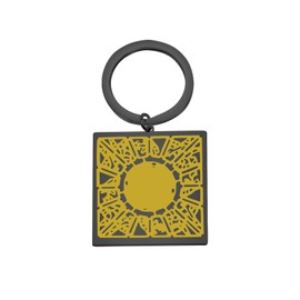 OKEYCH Horror Movie Inspired Gift P Box Keychain Horror Movie Fan Jewelry Cosplay Merch (P Box K C)