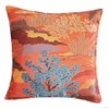 ZUODUTEX 45 x 45 Cm Cushion Covers Orange Embroidery Geometry