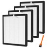 MCCKLE TZ-K2 Air Purifier Filter Compatible with ToLife, 4 Pack