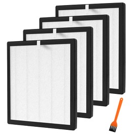 MCCKLE TZ-K2 Air Purifier Filter Compatible with ToLife, 4 Pack with Brush