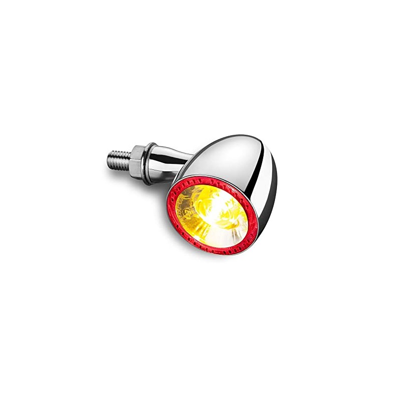 Kellermann LED Rücklicht/Blinker M8 Bullet 1000® DF Chrom, Unisex, Multipurpose,