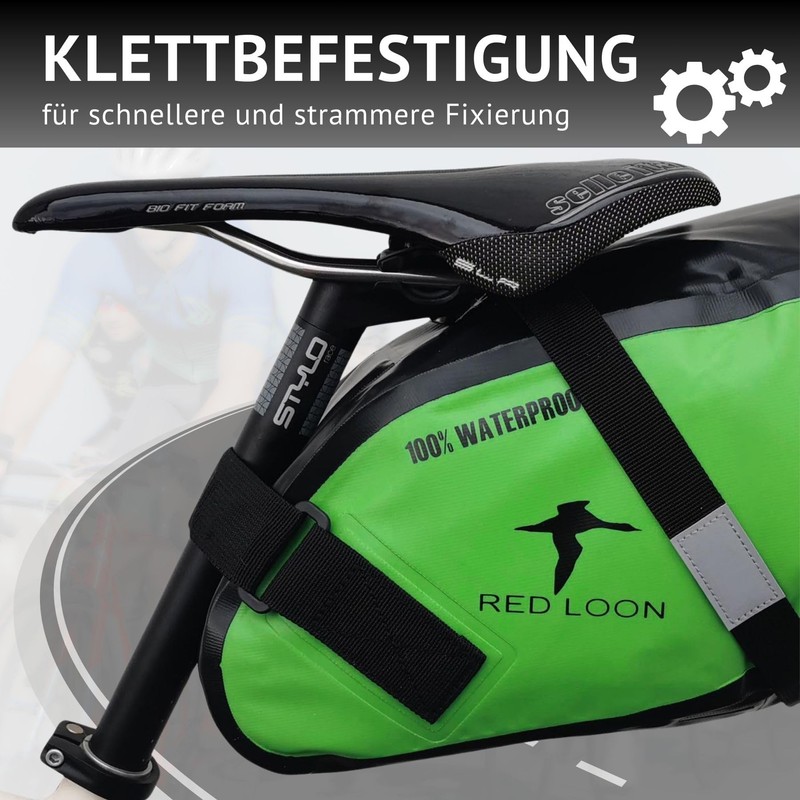 Red Loon Bicycle Saddle Bag Bicycle Seat Bag Backloader Bike