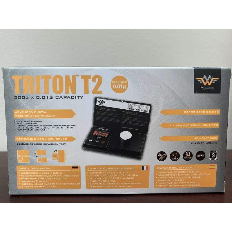 My Weigh Triton T2 Digital Pocket Scale 200g x 0.01g