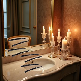 20 Pcs Black Rhinestone Hair Clips - Shiny Crystal Barrettes and Bobby Pins | Sparkly Metal Hairpins for Women and Girls,Hair Accessories, Barrettes and Clips