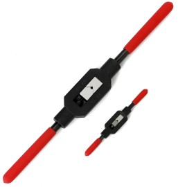 Retainbre 2 Pcs Adjustable Tap Wrench Handle Tap Reamer Ratcheting Tap Handle Set for T