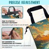 KXWQTRDD Car Garbage Bag Mountain Lake and Sunrise Drawstring Car