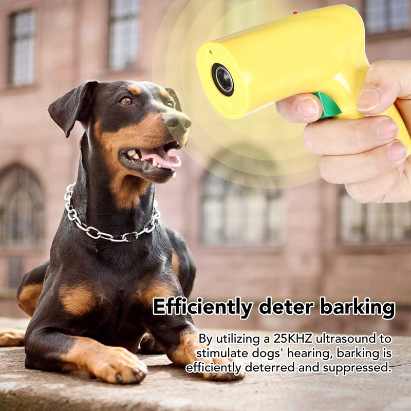 Dog Bark Deterrent Device 25KHZ Ultrasound Barking Control Handheld Dog