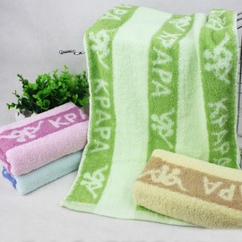 Imported Soft Absorbent Lint-Free Bath & Face Towel (32x73cm) Pink 15ea