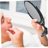 PACKOVE Desktop Retro Antique Double Side Makeup Mirror Swivel High