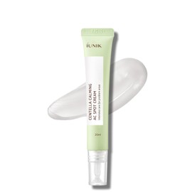 Iunik- Crema Calmante para Manchas de Acné con Gel de Centella Concentrado al 81% con Aha, Bha, Pha, Ácido Salicílico y Niacinamida.