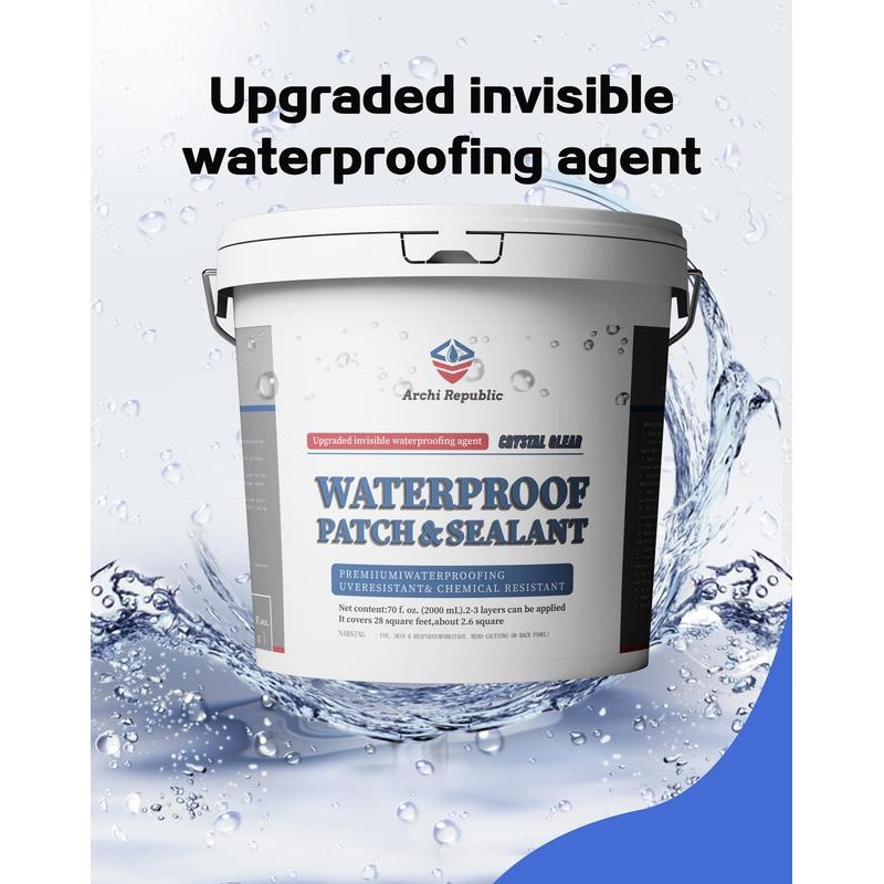 Archi Republic Clear Waterproofer - Highly effective waterproofing coating that