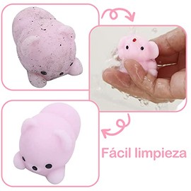 Fidget Toys 24 Pack,Juguete Sensorial para Aliviar el Estrés y Ansiedad,Juguetes Esponjosos de Mochi para niños, Regalo Pop It para Niños y Adultos