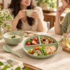 Ceramic Divided Plate Set for Everyday Meals – 3-Section Serving