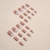 Short Almond Press on Nails with Solid Gel, Elegant Style