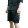 DEWALT Milan Men's Regular Fit, Utility Cargo Work Shorts, Black,